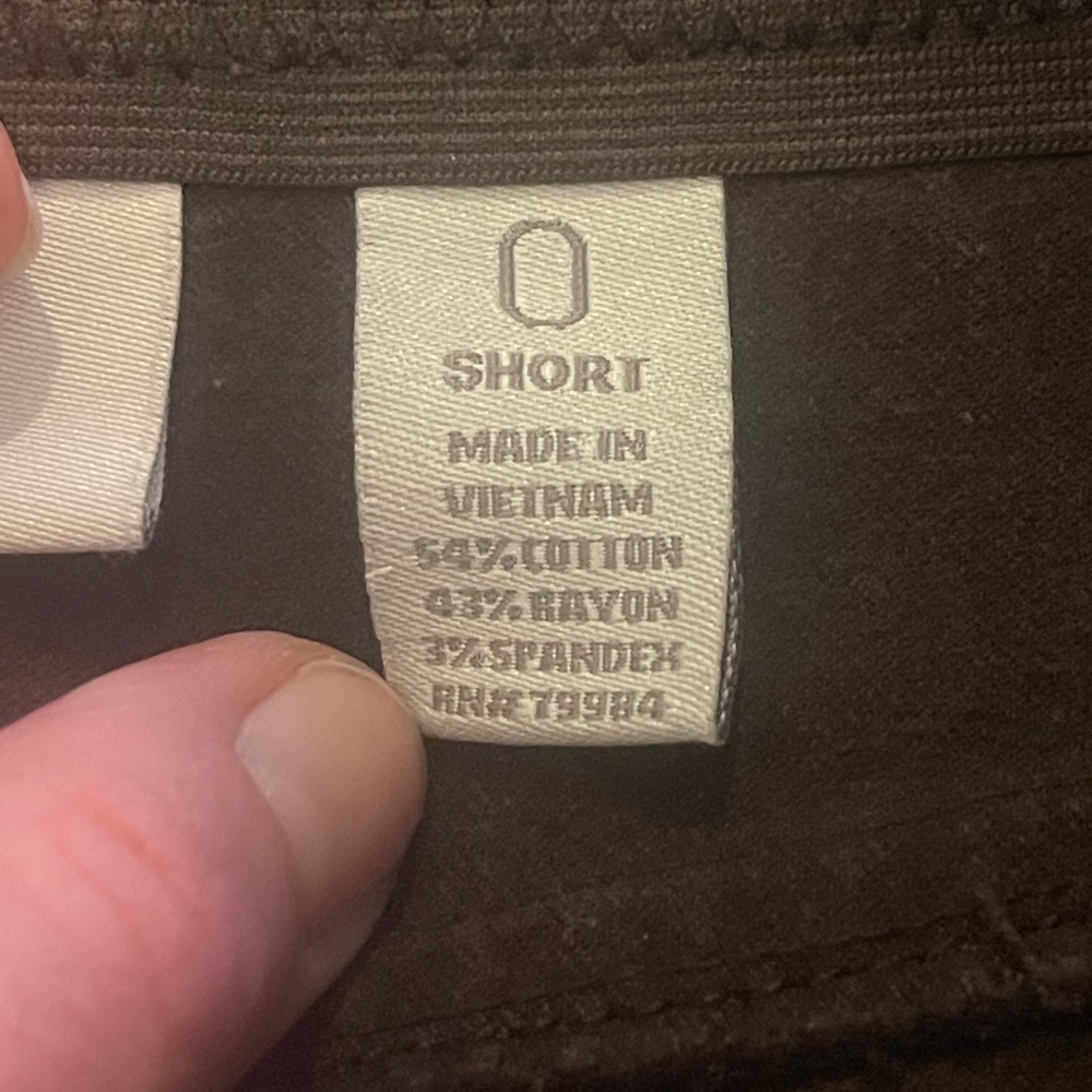 So Slimming by Chicos 0Short Brown Denim Jeans‎ - Picture 5 of 7